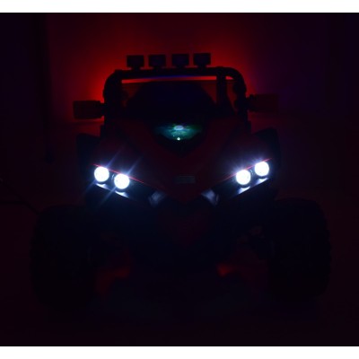 MEGA AUTO CFORCE 4X4 , METALOWE AMORTYZATORY, FUNKCJA BUJANIA, KLIMATYZACJA MIĘKKIE KOŁA EVA, MIĘKKIE SIEDZENIE FULL OPCJA /XJL5