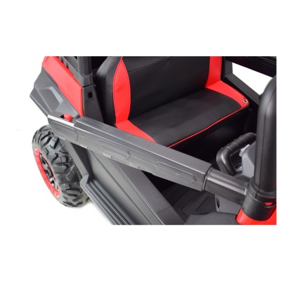 MEGA AUTO  4X4 , FUNKCJA BUJANIA, AMORTYZATORY, MIĘKKIE KOŁA EVA, MIĘKKIE SIEDZENIE FULL OPCJA DLA 2 DZIECI /HM1188