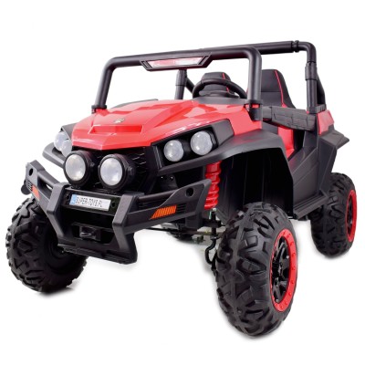 MEGA AUTO  4X4 , FUNKCJA BUJANIA, AMORTYZATORY, MIĘKKIE KOŁA EVA, MIĘKKIE SIEDZENIE FULL OPCJA DLA 2 DZIECI /HM1188