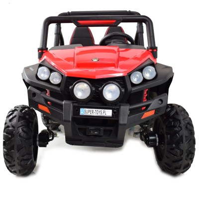 MEGA AUTO  4X4 , FUNKCJA BUJANIA, AMORTYZATORY, MIĘKKIE KOŁA EVA, MIĘKKIE SIEDZENIE FULL OPCJA DLA 2 DZIECI /HM1188