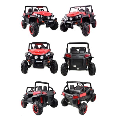 MEGA AUTO  4X4 , FUNKCJA BUJANIA, AMORTYZATORY, MIĘKKIE KOŁA EVA, MIĘKKIE SIEDZENIE FULL OPCJA DLA 2 DZIECI /HM1188