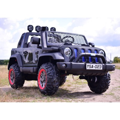 MEGA DZIP 4X4, MIĘKKIE KOŁA EVA, MIĘKKIE SIEDZENIE, PANEL, FULL OPCJA /YSA023