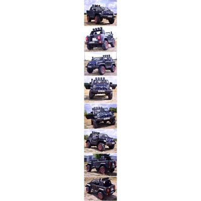 MEGA DZIP 4X4, MIĘKKIE KOŁA EVA, MIĘKKIE SIEDZENIE, PANEL, FULL OPCJA /YSA023
