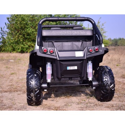 MERCEDES BENZ UNIMOG 4X4,12V14AH, AMORTYZATORY, MIĘKKIE KOŁA,MIĘKKIE SIEDZENIE SUPER OPCJA/UNIMOG