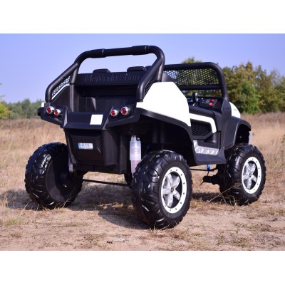 MERCEDES BENZ UNIMOG 4X4,12V14AH, AMORTYZATORY, MIĘKKIE KOŁA,MIĘKKIE SIEDZENIE SUPER OPCJA/UNIMOG