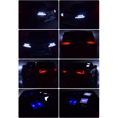 LEXUS LX-570 LAKIER, MP4, MIĘKKIE KOŁA, MIĘKKIE SIEDZENIE, PEŁNA OPCJA 2X12V/LX570