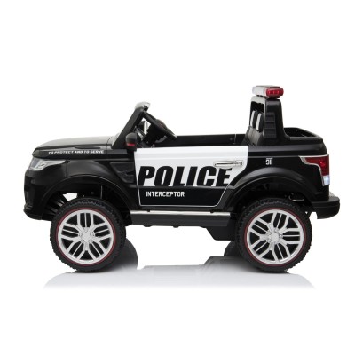 JEEP POLICJA 4X4, 2x12V Z  AMORTYZATORAMI, PILOT,  REDUKTOR/ XMX-601