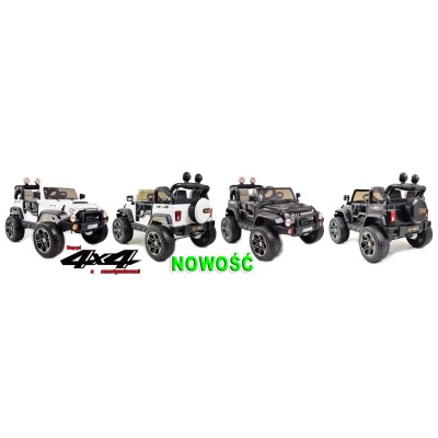 MEGA JEEP PERFECT 002B EXCLUSIVE, WOLNY START/ MIĘKKIE KOŁA HP-002B