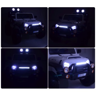 MEGA JEEP PERFECT 002B EXCLUSIVE, WOLNY START/ MIĘKKIE KOŁA HP-002B