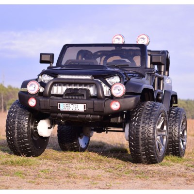 MEGA JEEP PERFECT 002B EXCLUSIVE 4x4, WOLNY START/ MIĘKKIE KOŁA,/HP-002B