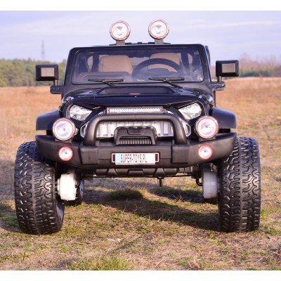MEGA JEEP PERFECT 002B EXCLUSIVE 4x4, WOLNY START/ MIĘKKIE KOŁA,/HP-002B