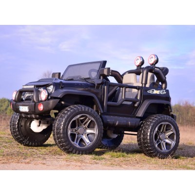 MEGA JEEP PERFECT 002B EXCLUSIVE 4x4, WOLNY START/ MIĘKKIE KOŁA,/HP-002B