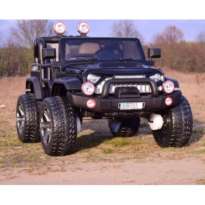 MEGA JEEP PERFECT 002B EXCLUSIVE 4x4, WOLNY START/ MIĘKKIE KOŁA,/HP-002B