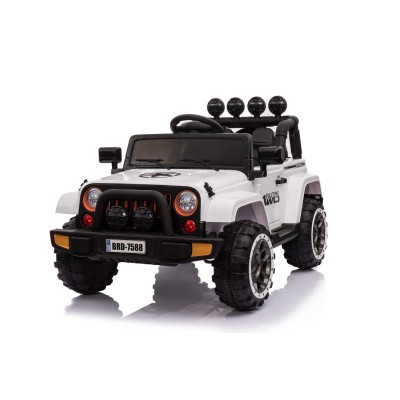 MEGA JEEP  FULLTIME, NAPĘD 4X4,  1X12V ,WOLNY START/ MIĘKKIE KOŁA,  FUNKCJA BUJANIAEXCLUSIVE/7588