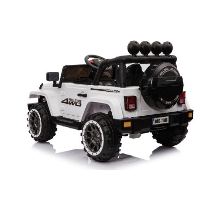 MEGA JEEP  FULLTIME, NAPĘD 4X4,  1X12V ,WOLNY START/ MIĘKKIE KOŁA,  FUNKCJA BUJANIAEXCLUSIVE/7588