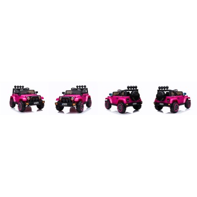 MEGA JEEP  FULLTIME, NAPĘD 4X4,  1X12V ,WOLNY START/ MIĘKKIE KOŁA,  FUNKCJA BUJANIAEXCLUSIVE/7588