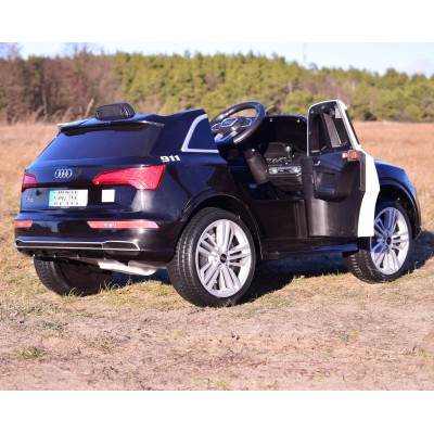 AUDI Q5 POLICJA , MIĘKKIE KOŁA, MIĘKKIE SIEDZENIE, RADIO FM, BLUETOOTH -  PEŁNA OPCJA/S305