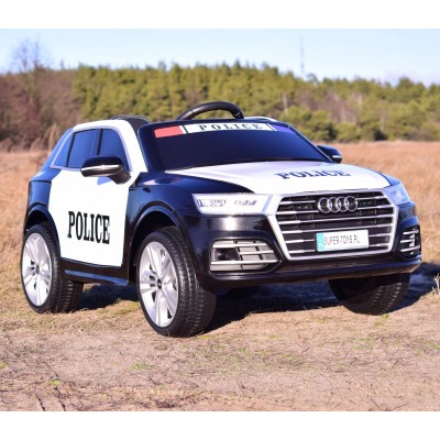 AUDI Q5 POLICJA , MIĘKKIE KOŁA, MIĘKKIE SIEDZENIE, RADIO FM, BLUETOOTH -  PEŁNA OPCJA/S305