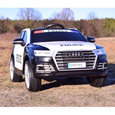AUDI Q5 POLICJA , MIĘKKIE KOŁA, MIĘKKIE SIEDZENIE, RADIO FM, BLUETOOTH -  PEŁNA OPCJA/S305