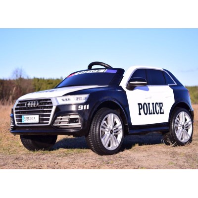 AUDI Q5 POLICJA , MIĘKKIE KOŁA, MIĘKKIE SIEDZENIE, RADIO FM, BLUETOOTH -  PEŁNA OPCJA/S305