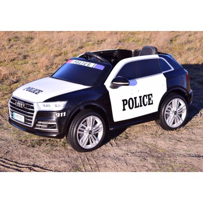 AUDI Q5 POLICJA , MIĘKKIE KOŁA, MIĘKKIE SIEDZENIE, RADIO FM, BLUETOOTH -  PEŁNA OPCJA/S305