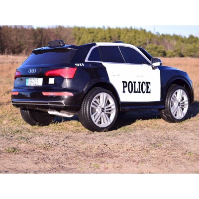 AUDI Q5 POLICJA , MIĘKKIE KOŁA, MIĘKKIE SIEDZENIE, RADIO FM, BLUETOOTH -  PEŁNA OPCJA/S305
