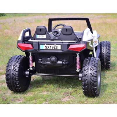 MEGA BUGGY CLASH DLA 2 DZIECI, 4 SILNIKI, 24V, MIĘKKIE PRZESUWANE SIEDZENIE, MIĘKKIE KOŁA, WALIZKA NA AKUMULATOR,/SX-1928