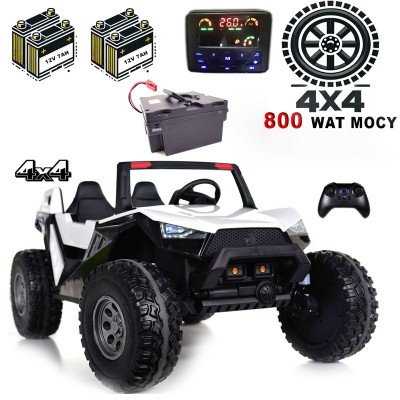 MEGA BUGGY CLASH DLA 2 DZIECI, 4 SILNIKI, 24V, MIĘKKIE PRZESUWANE SIEDZENIE, MIĘKKIE KOŁA, WALIZKA NA AKUMULATOR,/SX-1928