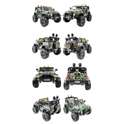 MEGA JEEP PERFECT 002B EXCLUSIVE 4x4, WOLNY START/ MIĘKKIE KOŁA,/HP-002B