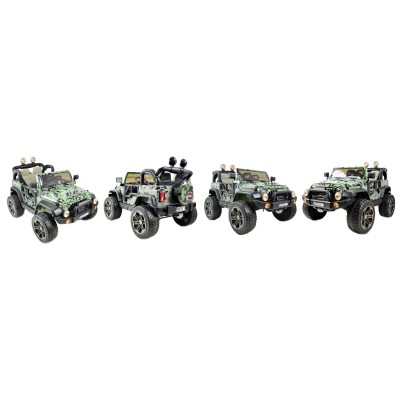 MEGA JEEP PERFECT 002B EXCLUSIVE 4x4, WOLNY START/ MIĘKKIE KOŁA,/HP-002B