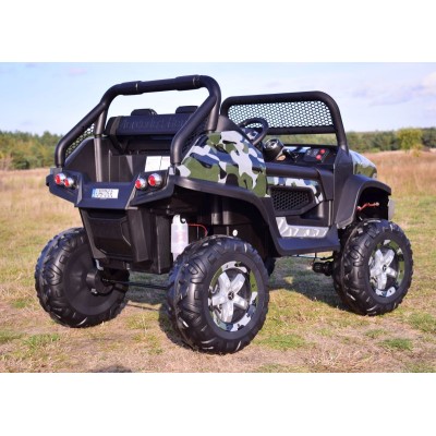 MERCEDES BENZ UNIMOG 4X4,12V14AH, AMORTYZATORY, MIĘKKIE KOŁA,MIĘKKIE SIEDZENIE SUPER OPCJA/UNIMOG