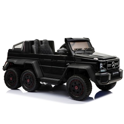 MEGA POJAZD- ORYGINALNY MERCEDES G63, NAPĘD 6X6, MIĘKKIE KOŁA, MIĘKKIE SIEDZENIE, SIEDZENIE DLA RODZICA, 12V 14AH/SX-1888