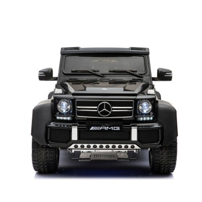 MEGA POJAZD- ORYGINALNY MERCEDES G63, NAPĘD 6X6, MIĘKKIE KOŁA, MIĘKKIE SIEDZENIE, SIEDZENIE DLA RODZICA, 12V 14AH/SX-1888