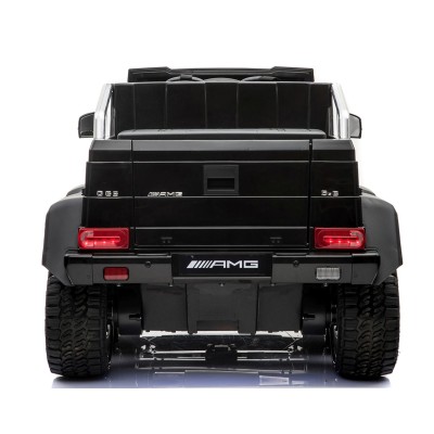 MEGA POJAZD- ORYGINALNY MERCEDES G63, NAPĘD 6X6, MIĘKKIE KOŁA, MIĘKKIE SIEDZENIE, SIEDZENIE DLA RODZICA, 12V 14AH/SX-1888