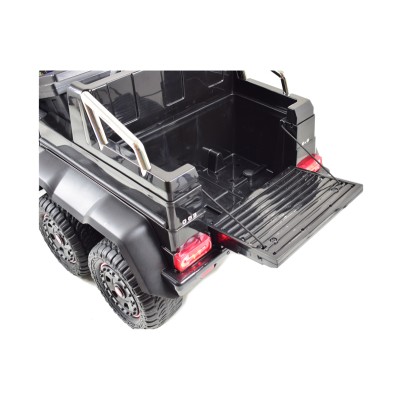 MEGA POJAZD- ORYGINALNY MERCEDES G63, NAPĘD 6X6, MIĘKKIE KOŁA, MIĘKKIE SIEDZENIE, SIEDZENIE DLA RODZICA, 12V 14AH/SX-1888