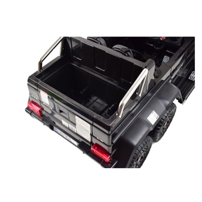 MEGA POJAZD- ORYGINALNY MERCEDES G63, NAPĘD 6X6, MIĘKKIE KOŁA, MIĘKKIE SIEDZENIE, SIEDZENIE DLA RODZICA, 12V 14AH/SX-1888