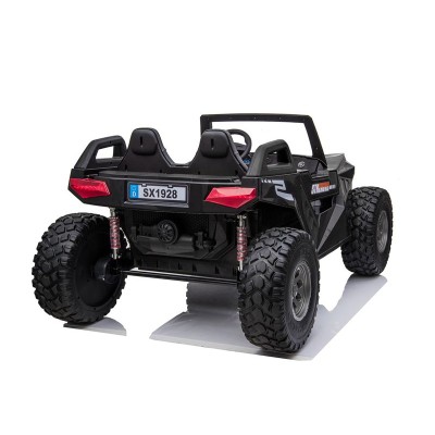 MEGA BUGGY CLASH DLA 2 DZIECI, 4 SILNIKI, 24V, MIĘKKIE PRZESUWANE SIEDZENIE, MIĘKKIE KOŁA, WALIZKA NA AKUMULATOR/SX-1928