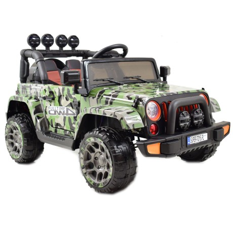 MEGA JEEP FULLTIME, NAPĘD 4X4, 1X12V ,WOLNY START/ MIĘKKIE KOŁA, FUNKCJA BUJANIA EXCLUSIVE LAKIER/7588
