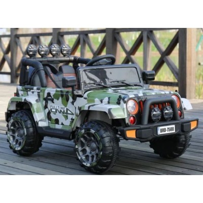 MEGA JEEP FULLTIME, NAPĘD 4X4, 1X12V ,WOLNY START/ MIĘKKIE KOŁA, FUNKCJA BUJANIA EXCLUSIVE LAKIER/7588
