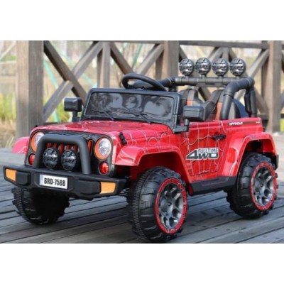 MEGA JEEP FULLTIME, NAPĘD 4X4, 1X12V ,WOLNY START/ MIĘKKIE KOŁA, FUNKCJA BUJANIA EXCLUSIVE LAKIER/7588