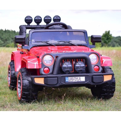 MEGA JEEP FULLTIME, NAPĘD 4X4, 1X12V ,WOLNY START/ MIĘKKIE KOŁA, FUNKCJA BUJANIA EXCLUSIVE LAKIER/7588