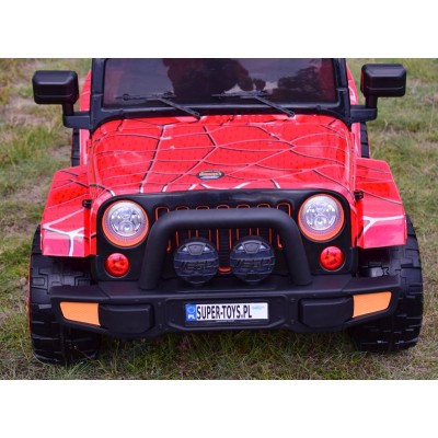 MEGA JEEP FULLTIME, NAPĘD 4X4, 1X12V ,WOLNY START/ MIĘKKIE KOŁA, FUNKCJA BUJANIA EXCLUSIVE LAKIER/7588