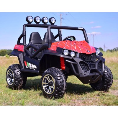 MEGA BUGGY 4X4, 2x12V SPEED NEW DLA 2 DZIECI, MĘKKIE KOŁA, MIĘKKIE SIEDZENIA/S2588