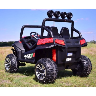 MEGA BUGGY 4X4, 2x12V SPEED NEW DLA 2 DZIECI, MĘKKIE KOŁA, MIĘKKIE SIEDZENIA/S2588