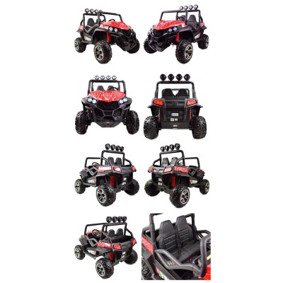 MEGA BUGGY 4X4, 2x12V SPEED NEW DLA 2 DZIECI, MĘKKIE KOŁA, MIĘKKIE SIEDZENIA/S2588