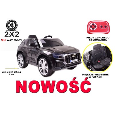 ORYGINALNE AUDI Q8 W NAJLEPSZEJ OPCJI, MIĘKKIE KOŁA, MIĘKKIE SIEDZENIE/JJ2066