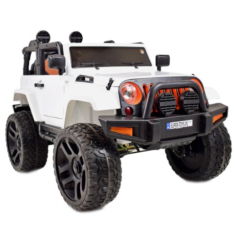MEGA JEEP 4X4, MIĘKKIE KOŁA, MIĘKKIE SIEDZENIE,  FUNKCJA BUJANIA SUPER HIT/LT828