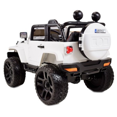 MEGA JEEP 4X4, MIĘKKIE KOŁA, MIĘKKIE SIEDZENIE,  FUNKCJA BUJANIA SUPER HIT/LT828
