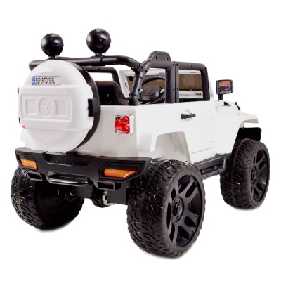 MEGA JEEP 4X4, MIĘKKIE KOŁA, MIĘKKIE SIEDZENIE,  FUNKCJA BUJANIA SUPER HIT/LT828
