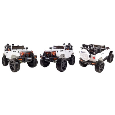 MEGA JEEP 4X4, MIĘKKIE KOŁA, MIĘKKIE SIEDZENIE,  FUNKCJA BUJANIA SUPER HIT/LT828